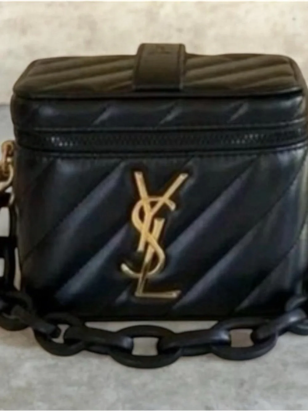 Saint Laurent Black Quilted Leather VANITY GWP (Novelty) - Picture 4 of 13